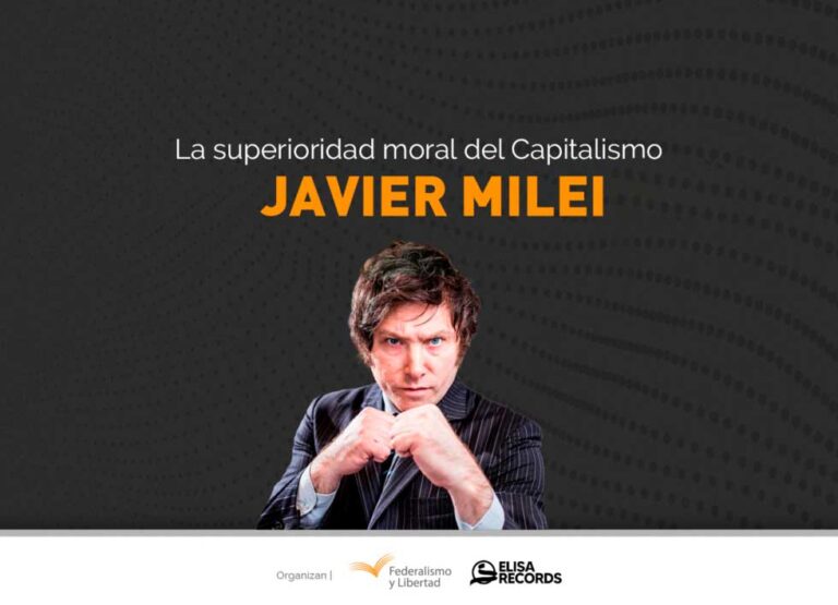 Se realizó la conferencia online de Javier Milei