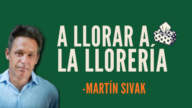 Presentación de La Llorería y convivencia literaria con Martín Sivak